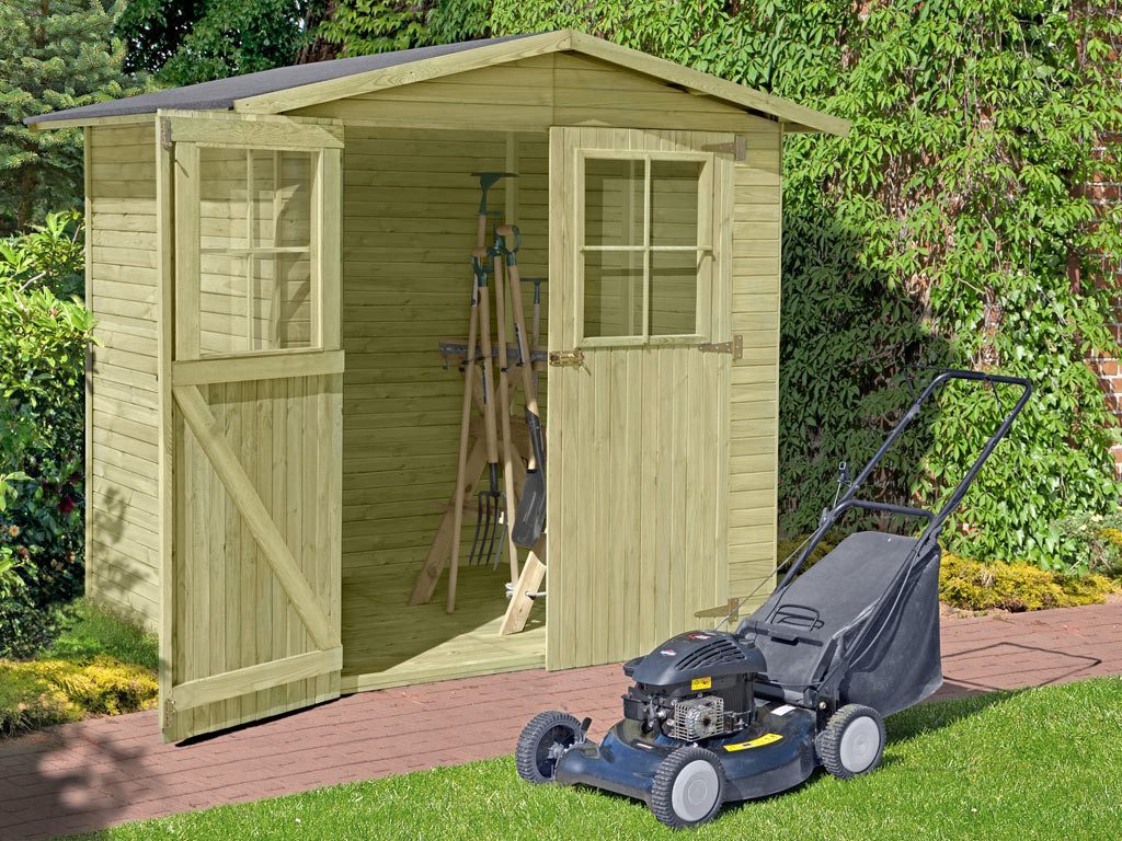 Woodtex Gartenhaus WOODTEX Gartenhaus Berlin 14 mm