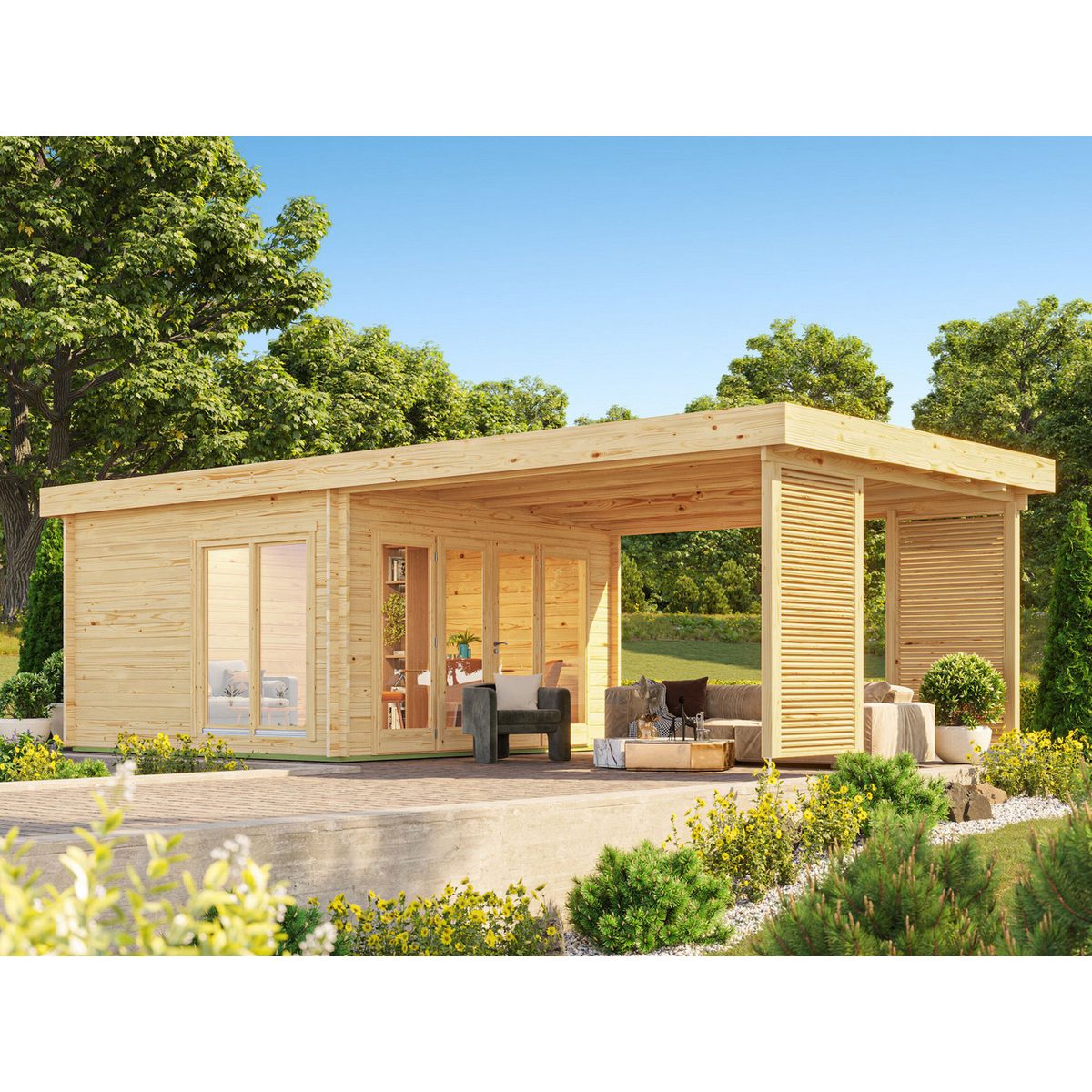 Fjordholz Gartenhaus Carlise 44