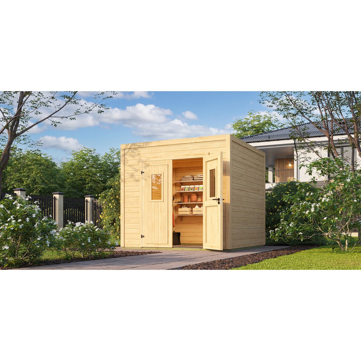 Nordic Holz Gartenhaus Felix 2