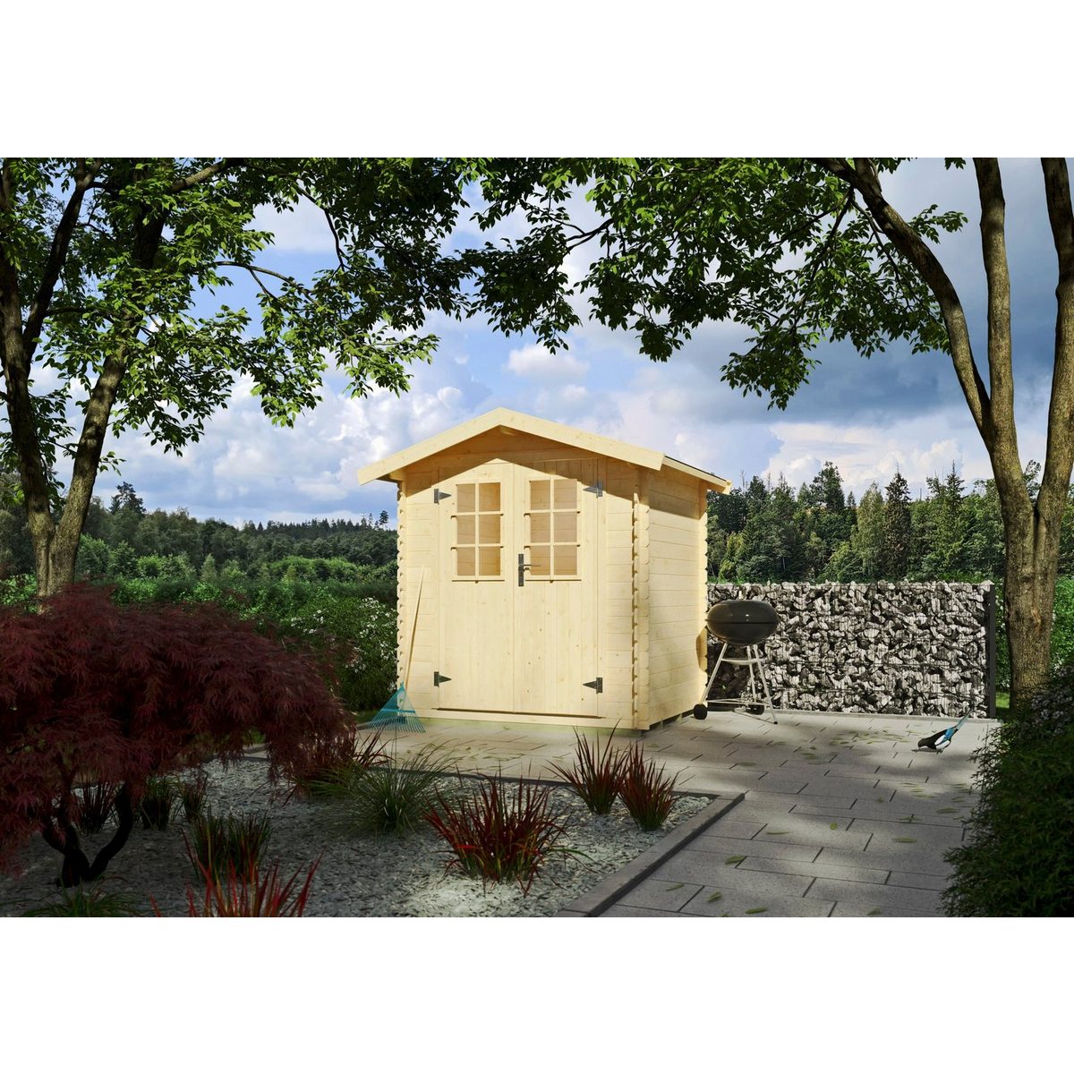 Kiehn-Holz Gartenhaus Eisberg 1