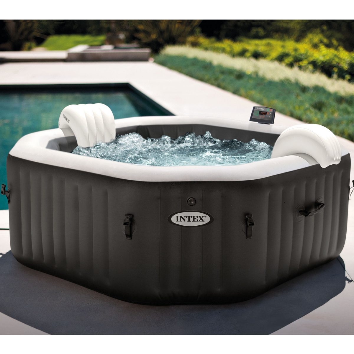 Intex Whirlpool Pure Spa Kombi Octagon Bubble Jet