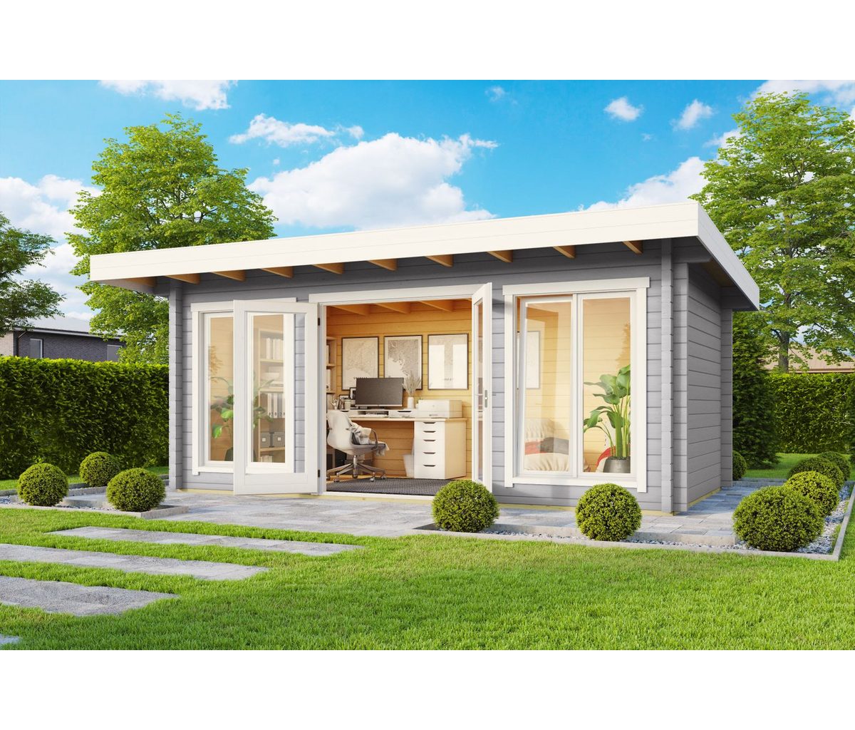 LASITA MAJA Gartenhaus Lasita Maja Ferienhaus Dorset Platinum