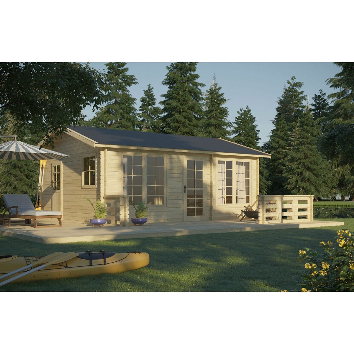 Fjordholz Gartenhaus Aida 40