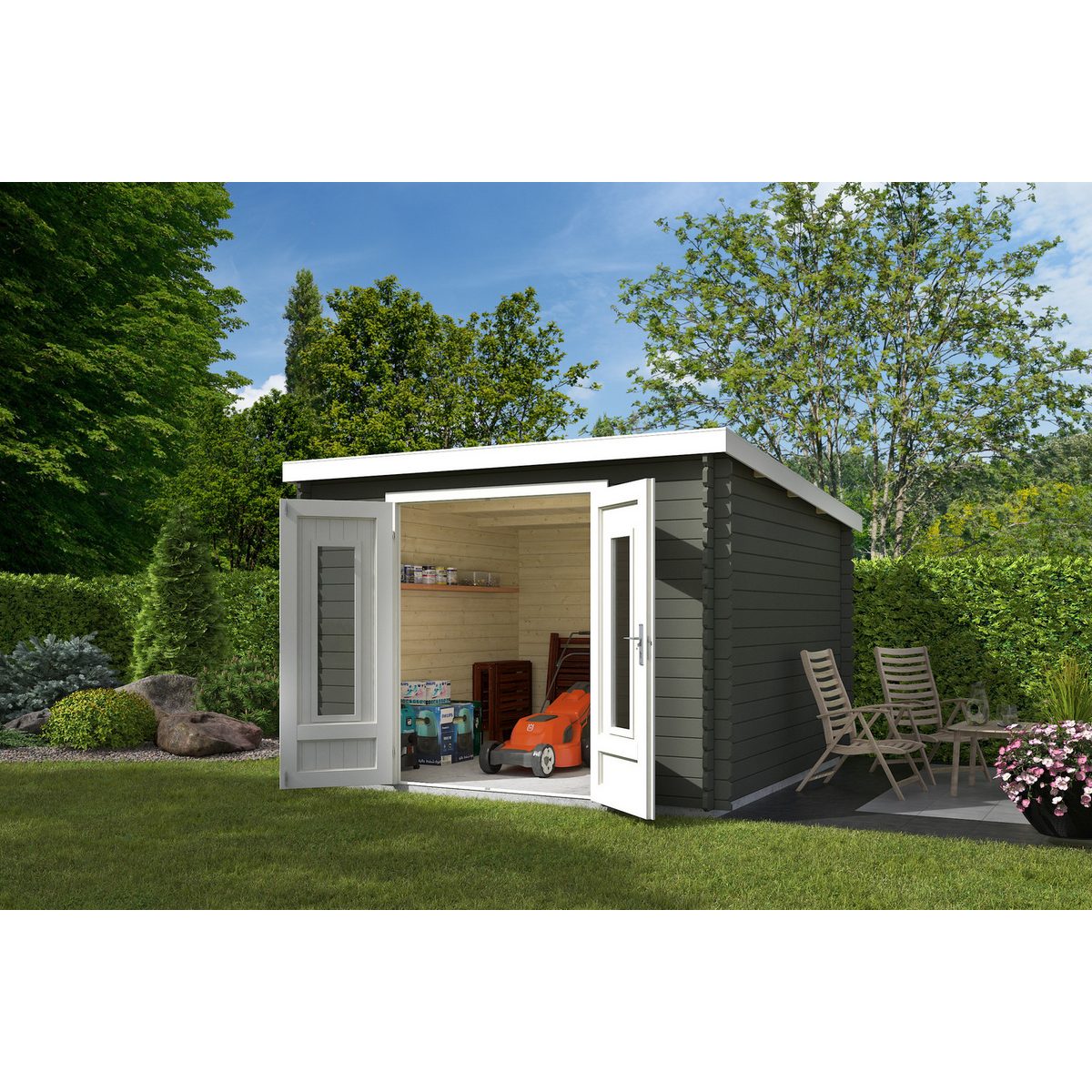 Nordic Holz Gartenhaus Sacramento