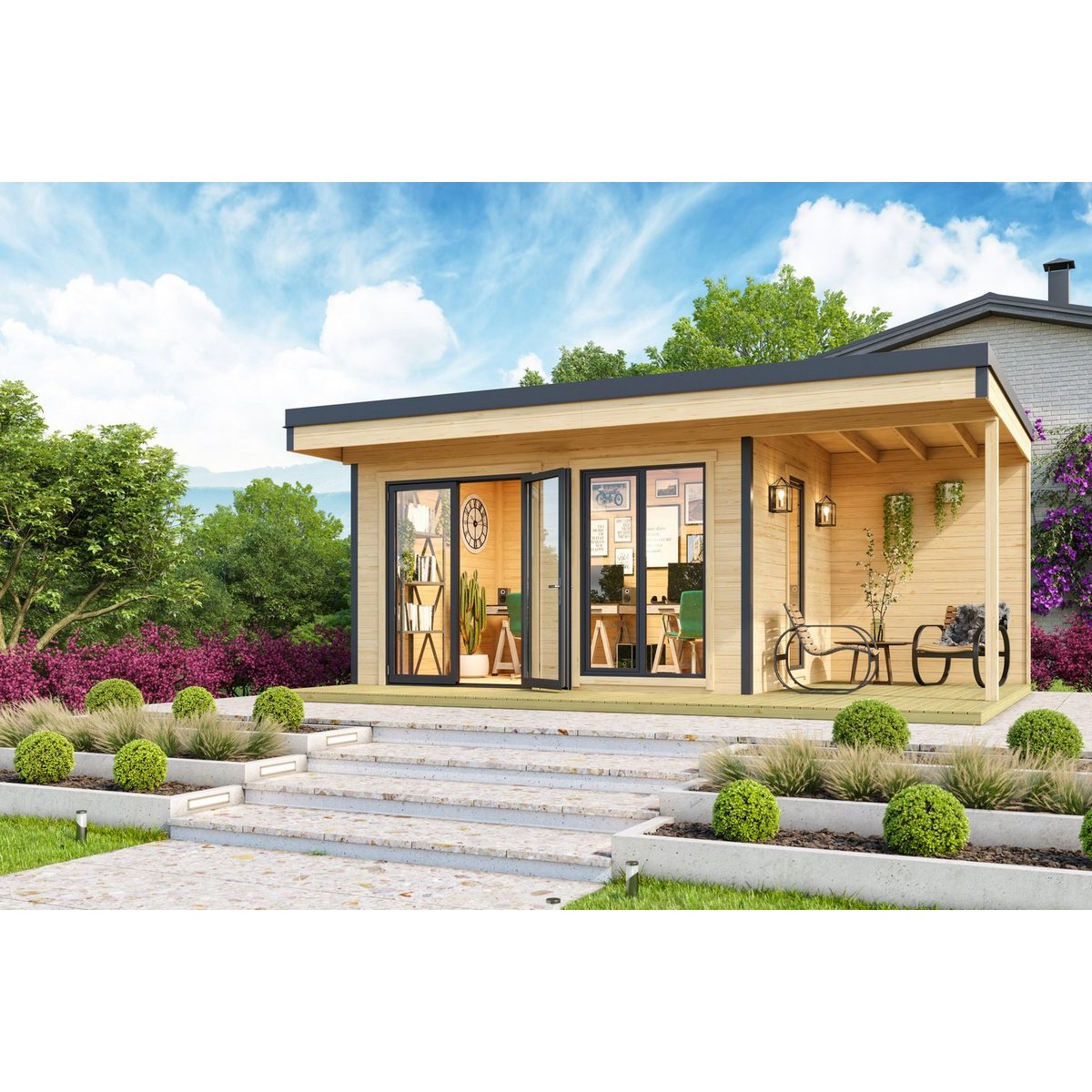 LASITA MAJA Gartenhaus DOMEO 7
