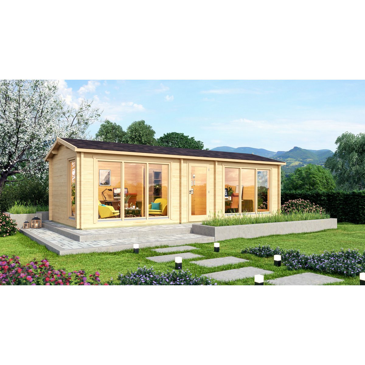 Fjordholz Gartenhaus Officehouse 44