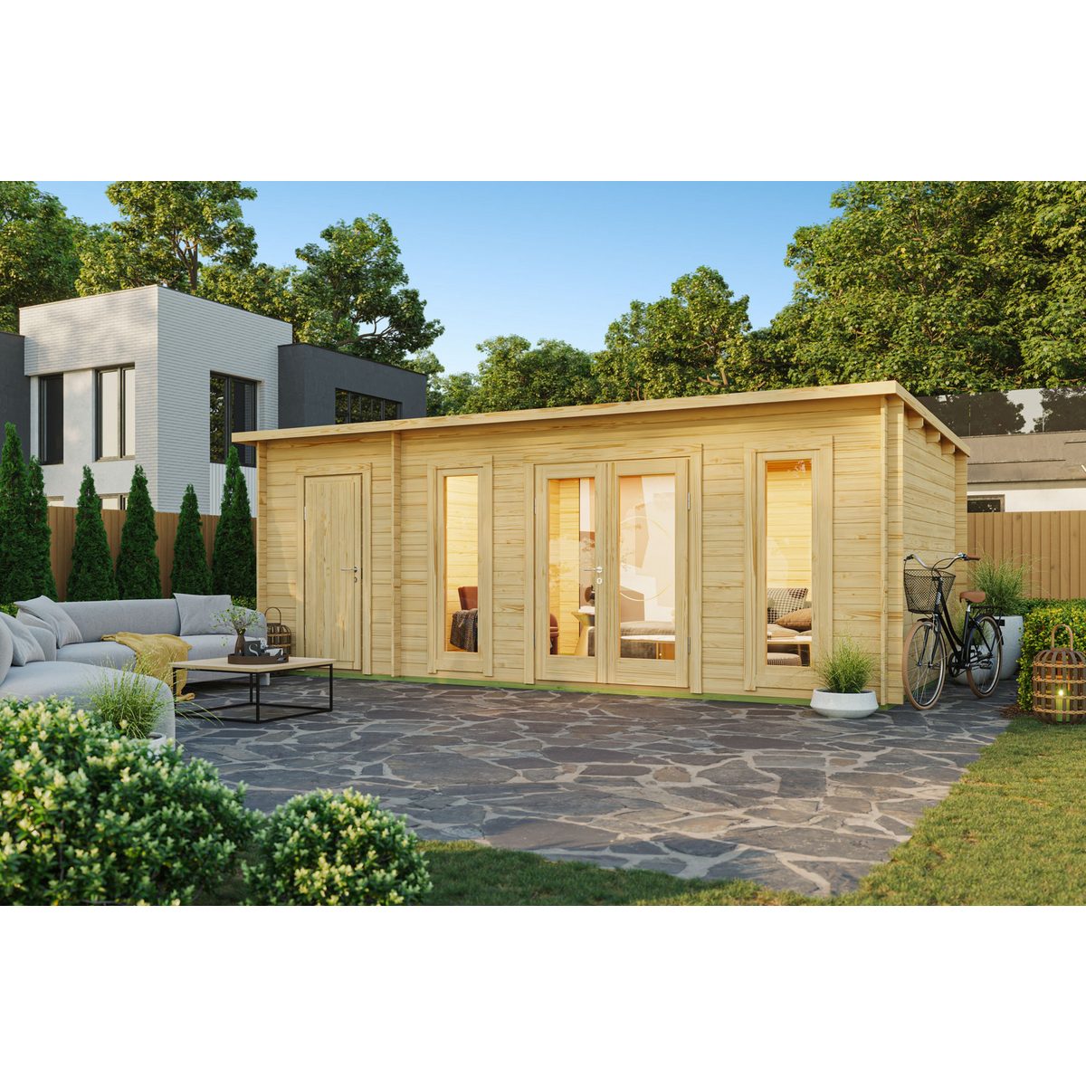 Fjordholz Gartenhaus Mali 28 B