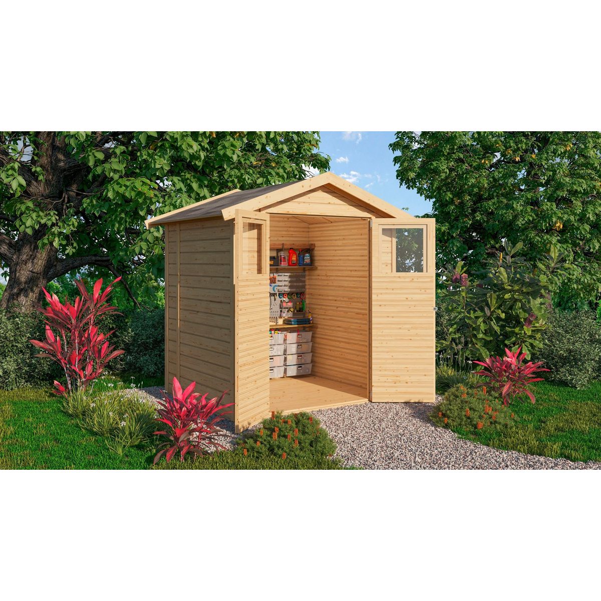 Karibu Gartenhaus Doris 2