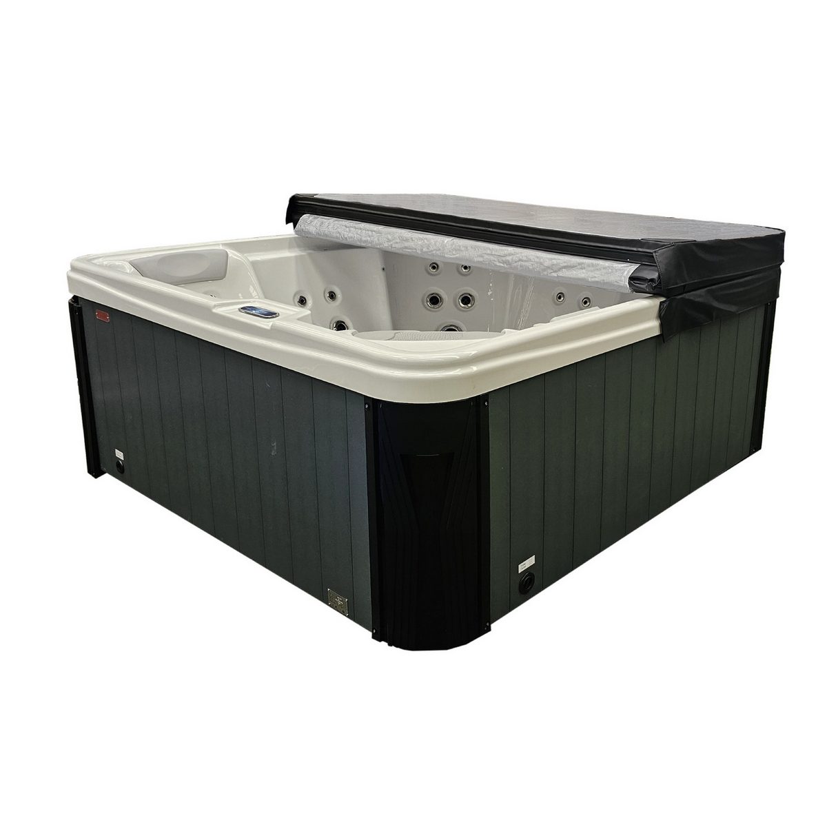 Teico Whirlpool SET 220x220cm SPA LED Farblicht Outdoor Indoor Pool 5 Pers.(Teico-008)
