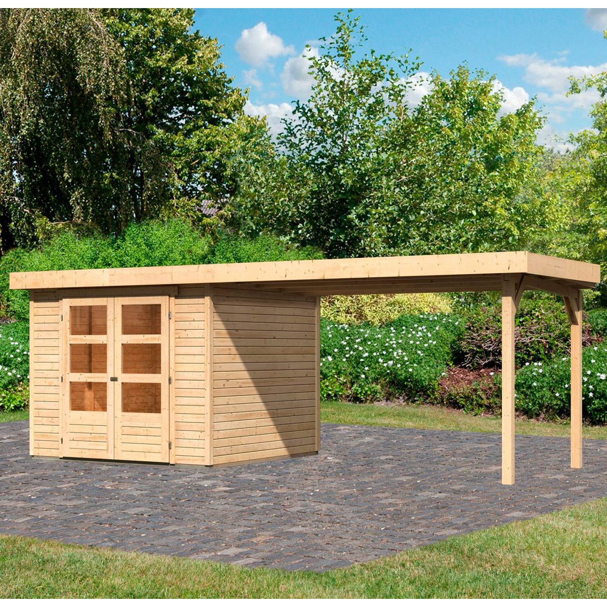 Karibu Gartenhaus Arnis 3