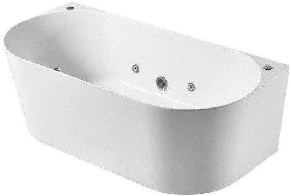 Xlmoebel Whirlpool-Badewanne Relax Wanne in Weiß mit Whirlpool-Funktion für Zuhause