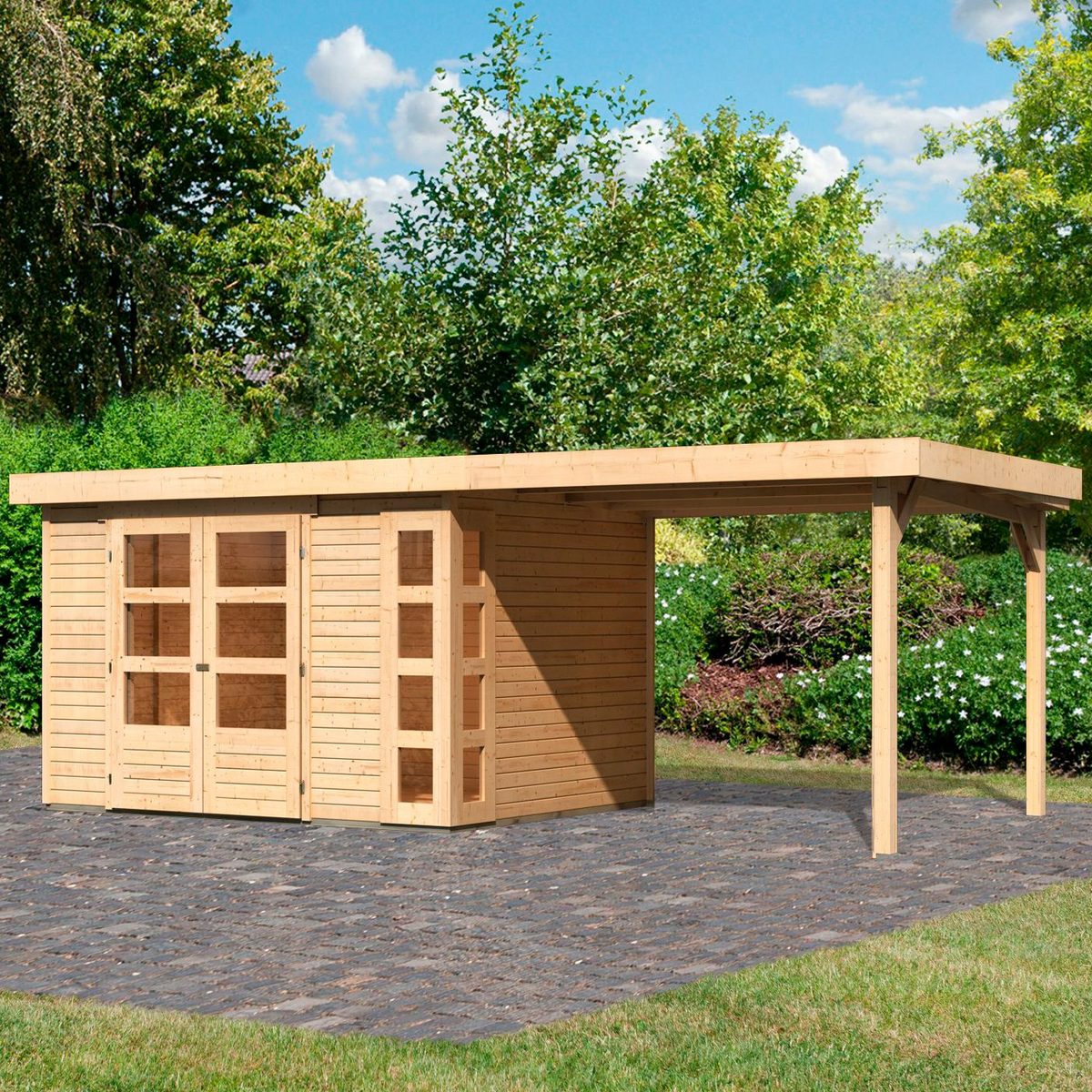 Karibu Gartenhaus Nordsee 5