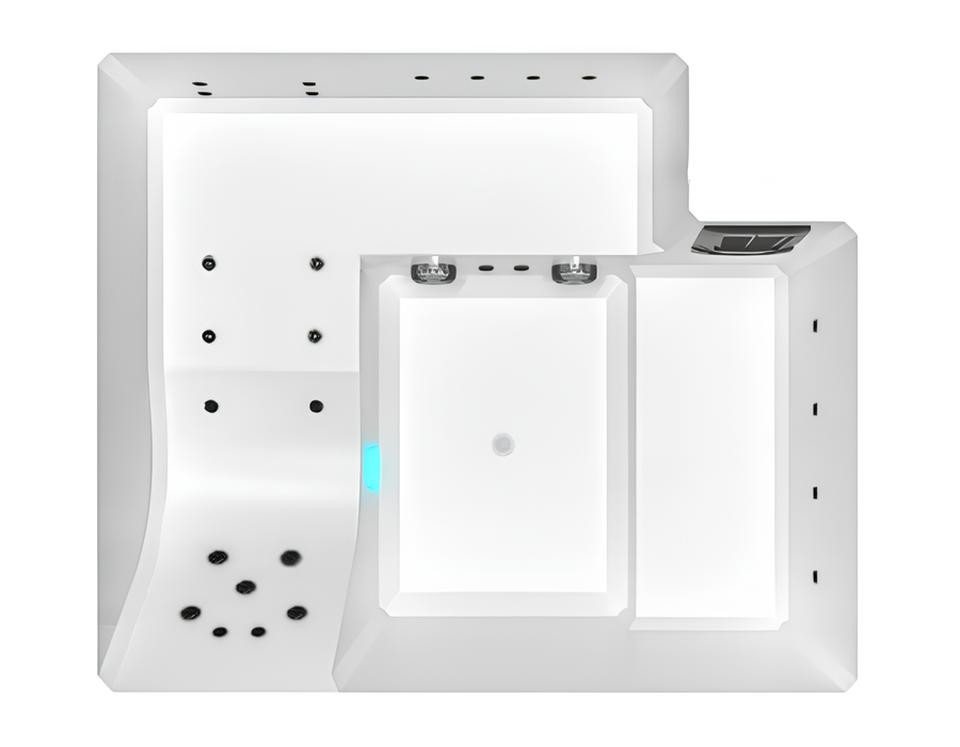 JVmoebel Whirlpool-Badewanne Whirlpool Relaxpool Acryl Massagebecken mit Massagedüsen