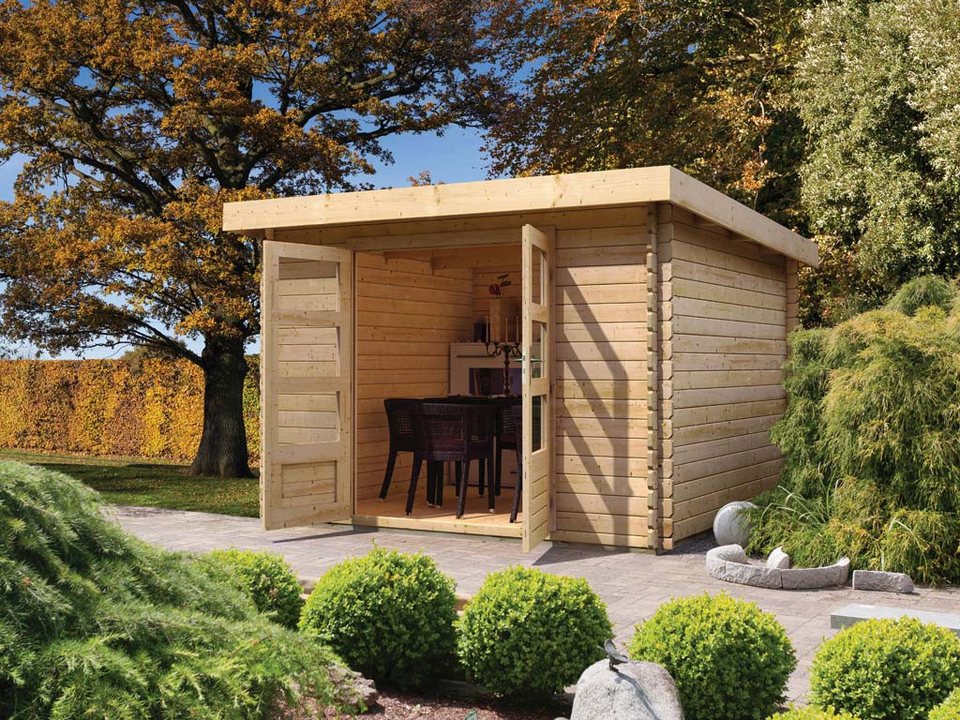 Karibu Gartenhaus KARIBU Gartenhaus Bastrup 28 mm