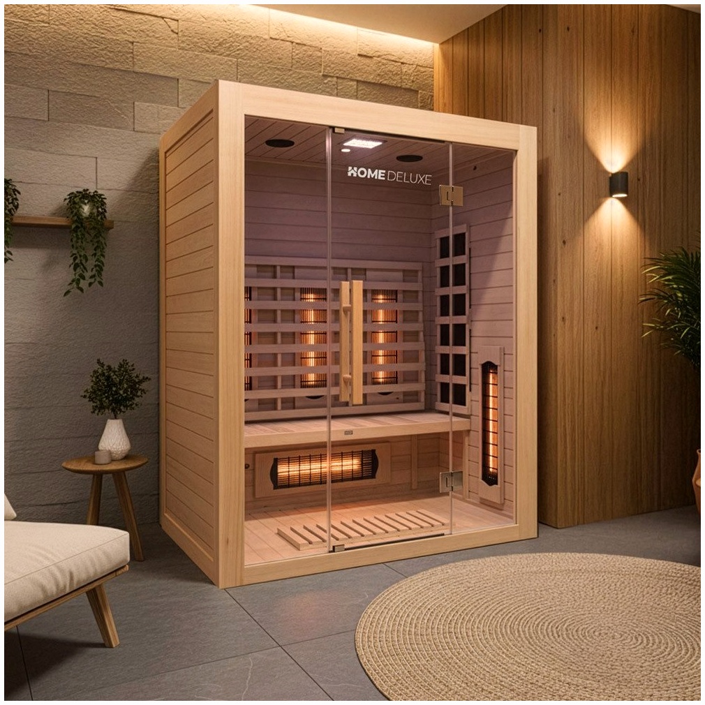 home-deluxe-waermekabine-18014167-seitenansicht HOME DELUXE HOME DELUXE Infrarotkabine SAHARA L - Wellness für – Innenansicht
