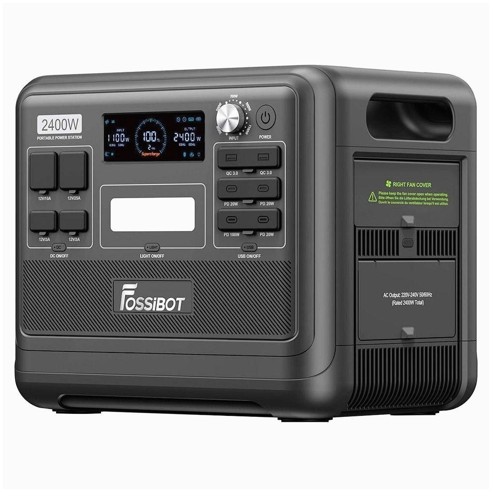 Fossibot portable Stromversorgung von FOSSIBOT – Seitenansicht