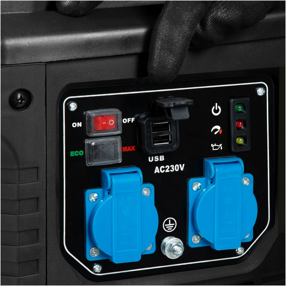 EBERTH flexibler EBERTH Inverter-Stromerzeuger – Detailansicht