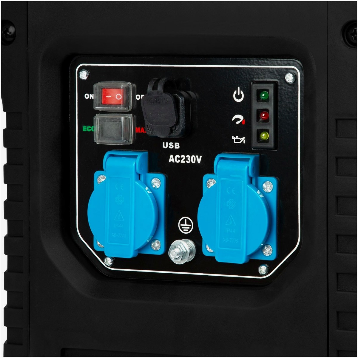 EBERTH flexibler EBERTH Inverter-Stromerzeuger – Seitenansicht