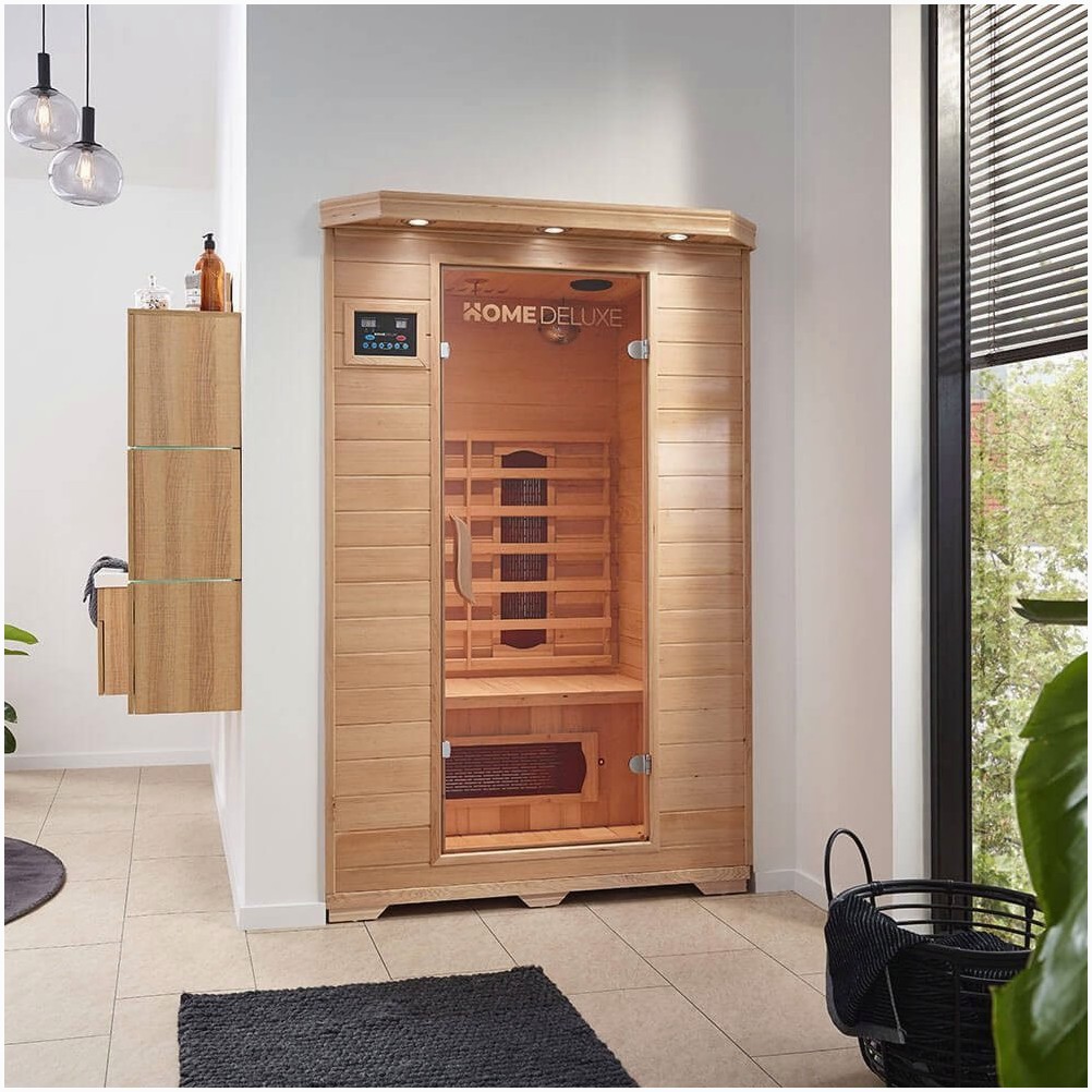 HOME DELUXE HOME DELUXE Infrarot-Sauna REDSUN - M: Entspannend – Innenansicht