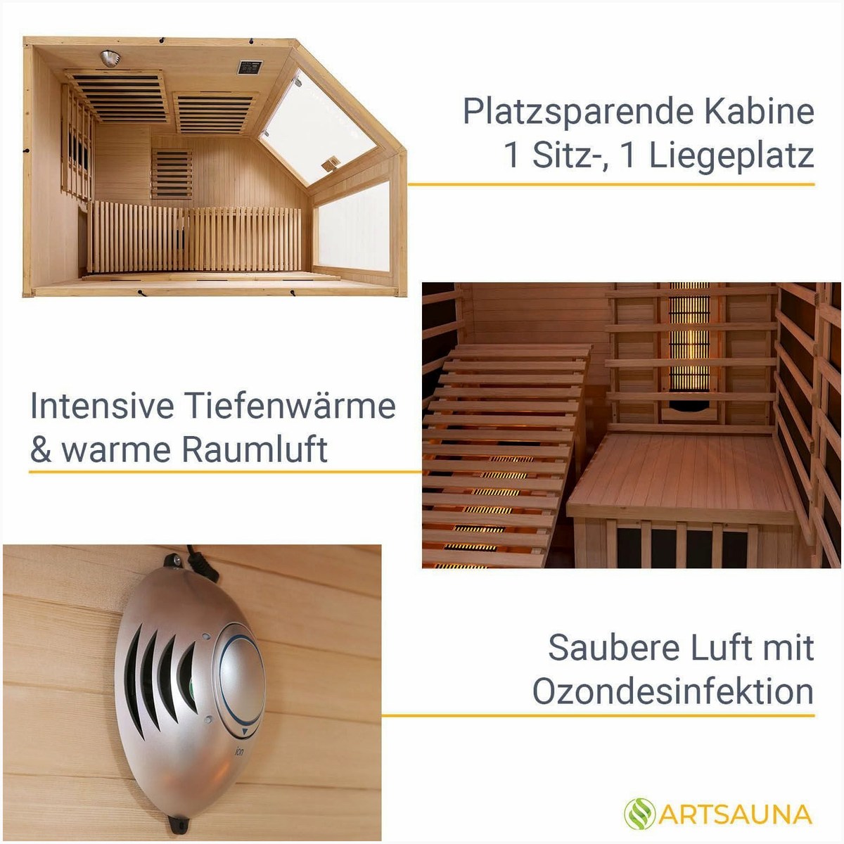 Artsauna Artsauna - Ihre private Wellness-Oase für zuhause – Innenansicht