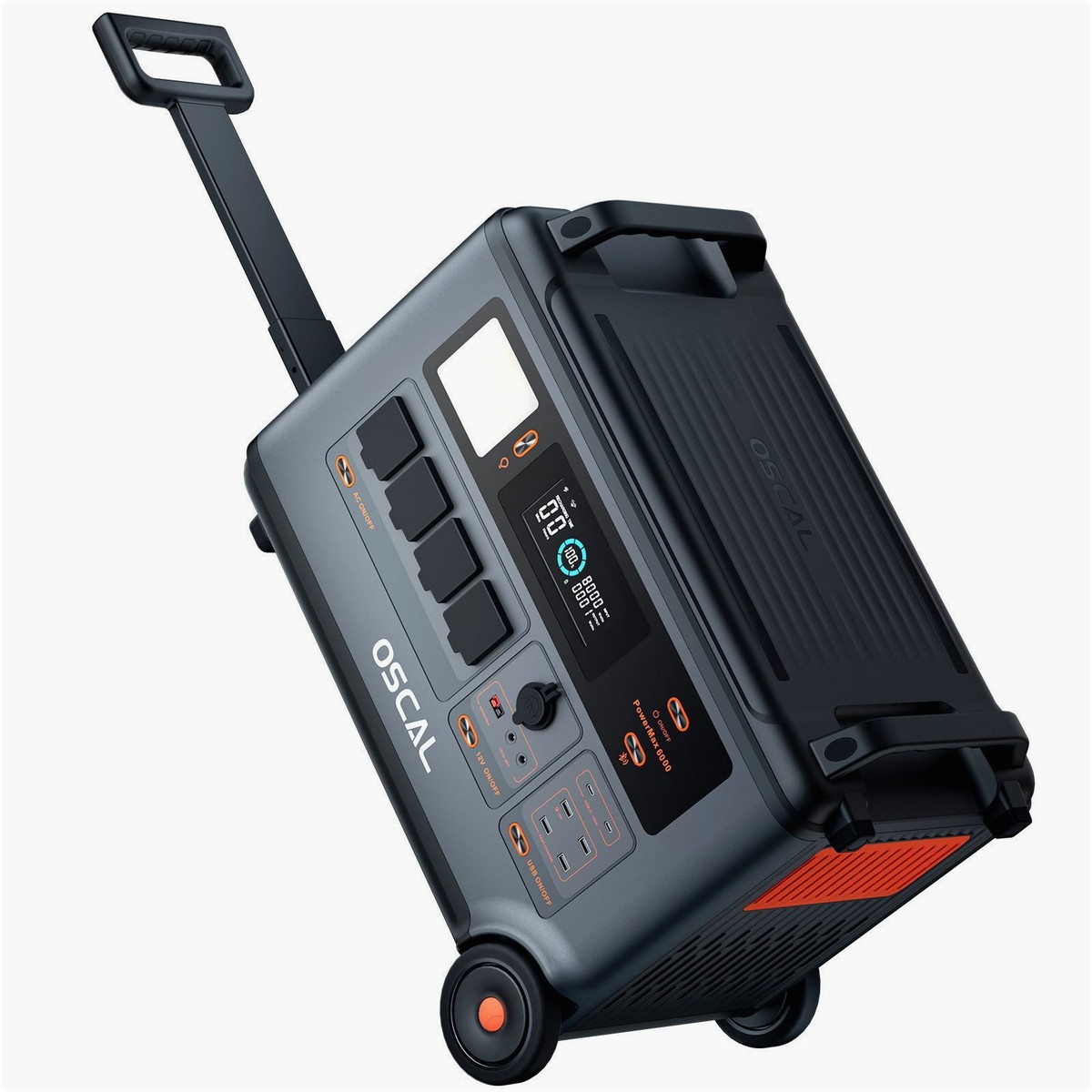 OSCAL Stromerzeuger OSCAL PowerMax – Seitenansicht
