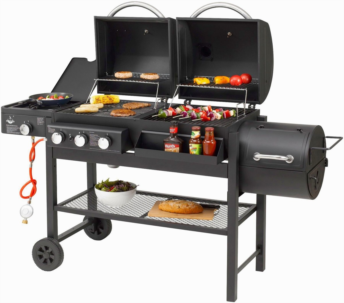 El Fuego El Fuego Sierra Kombigrill - Gas und Holzkohle Hyb – Produktbild