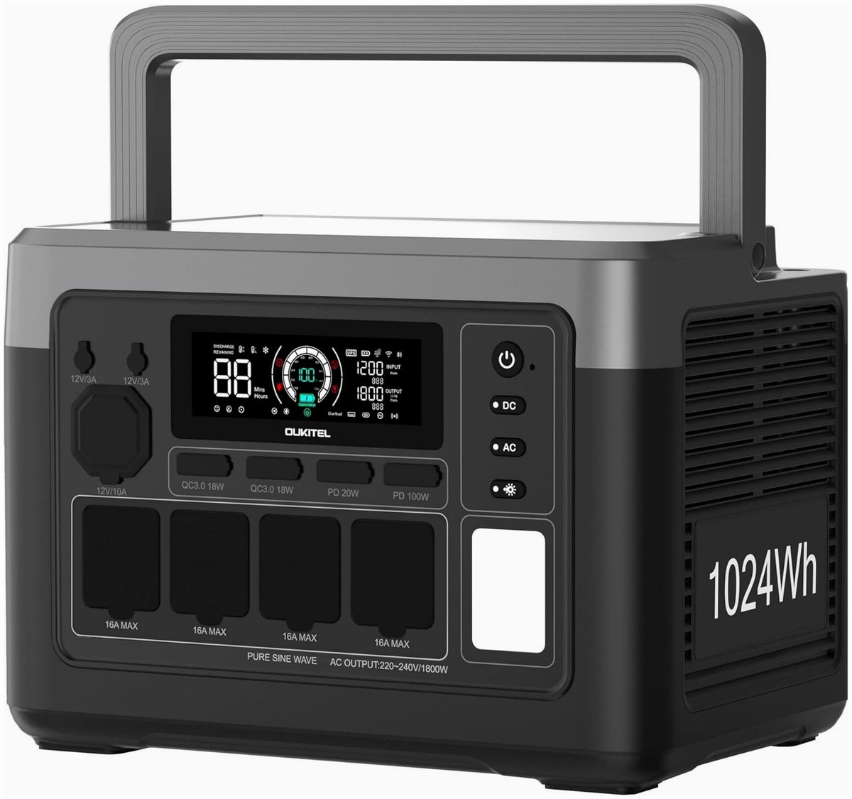 OUKITEL Mobiler Solargenerator – Produktansicht