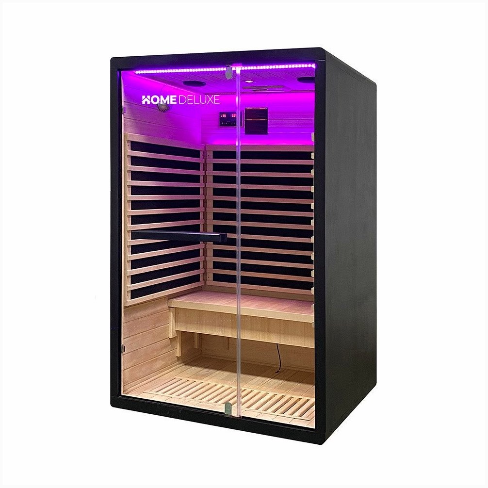 HOME DELUXE HOME DELUXE Infrarotkabine NERO - Wellness zu Haus – Außenansicht