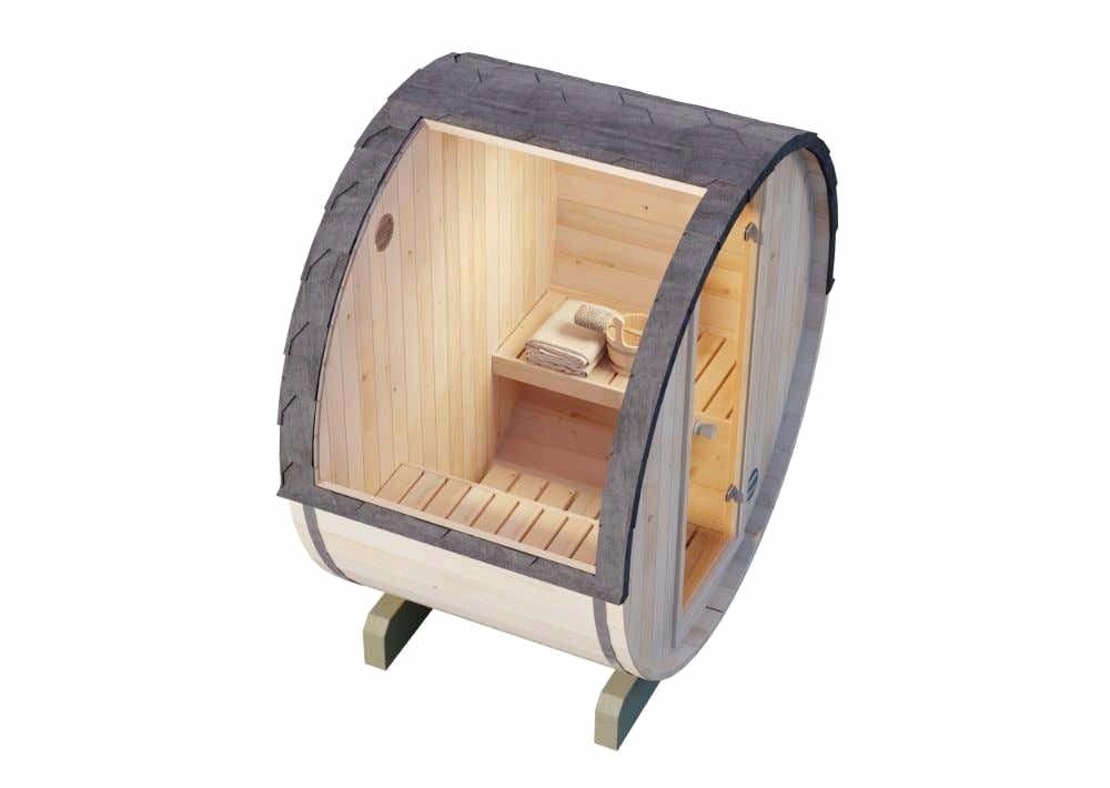 FinnTherm FinnTherm Fass-Sauna Mini - Gemütliches Saunieren – Detailansicht