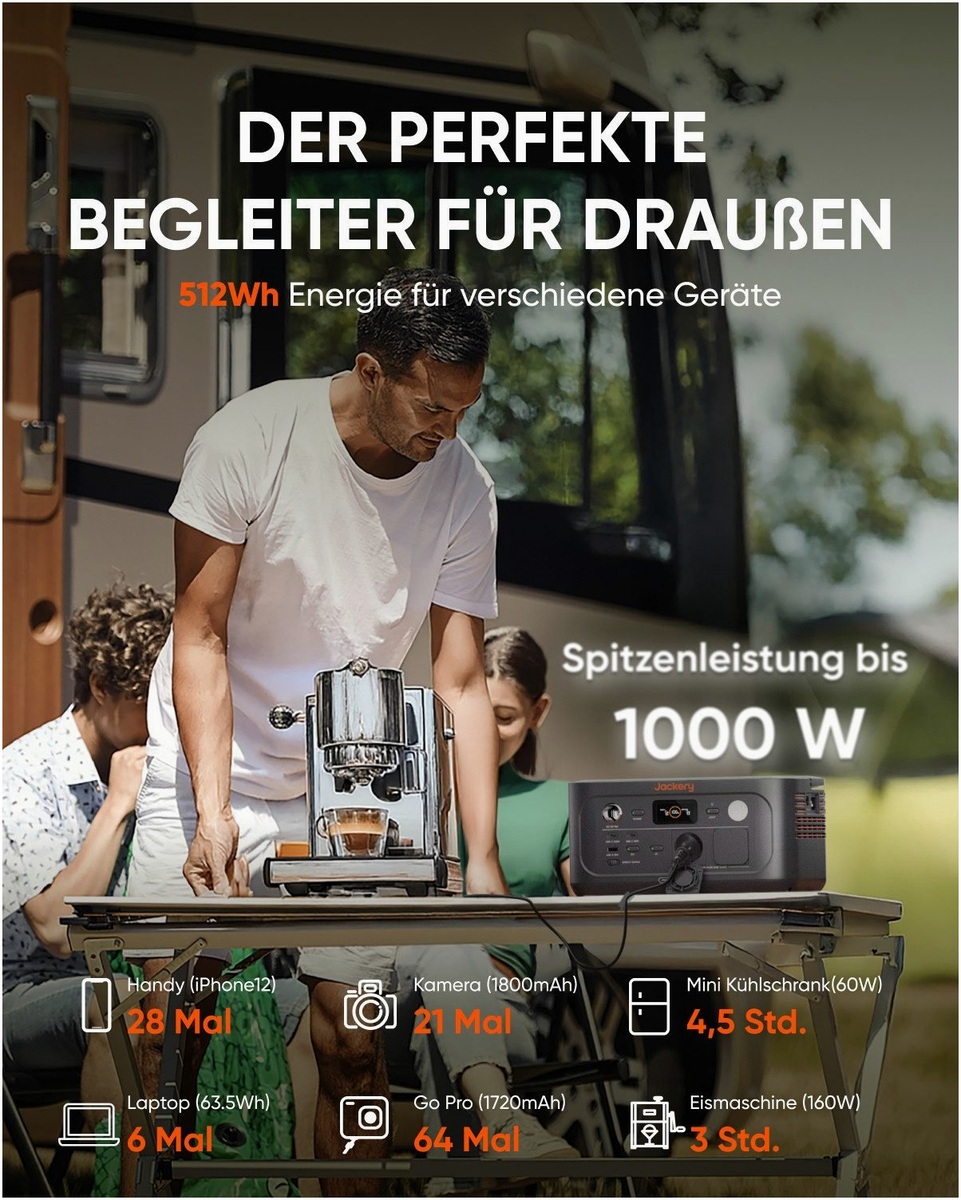Jackery Jackery Explorer 500 V2 – Seitenansicht