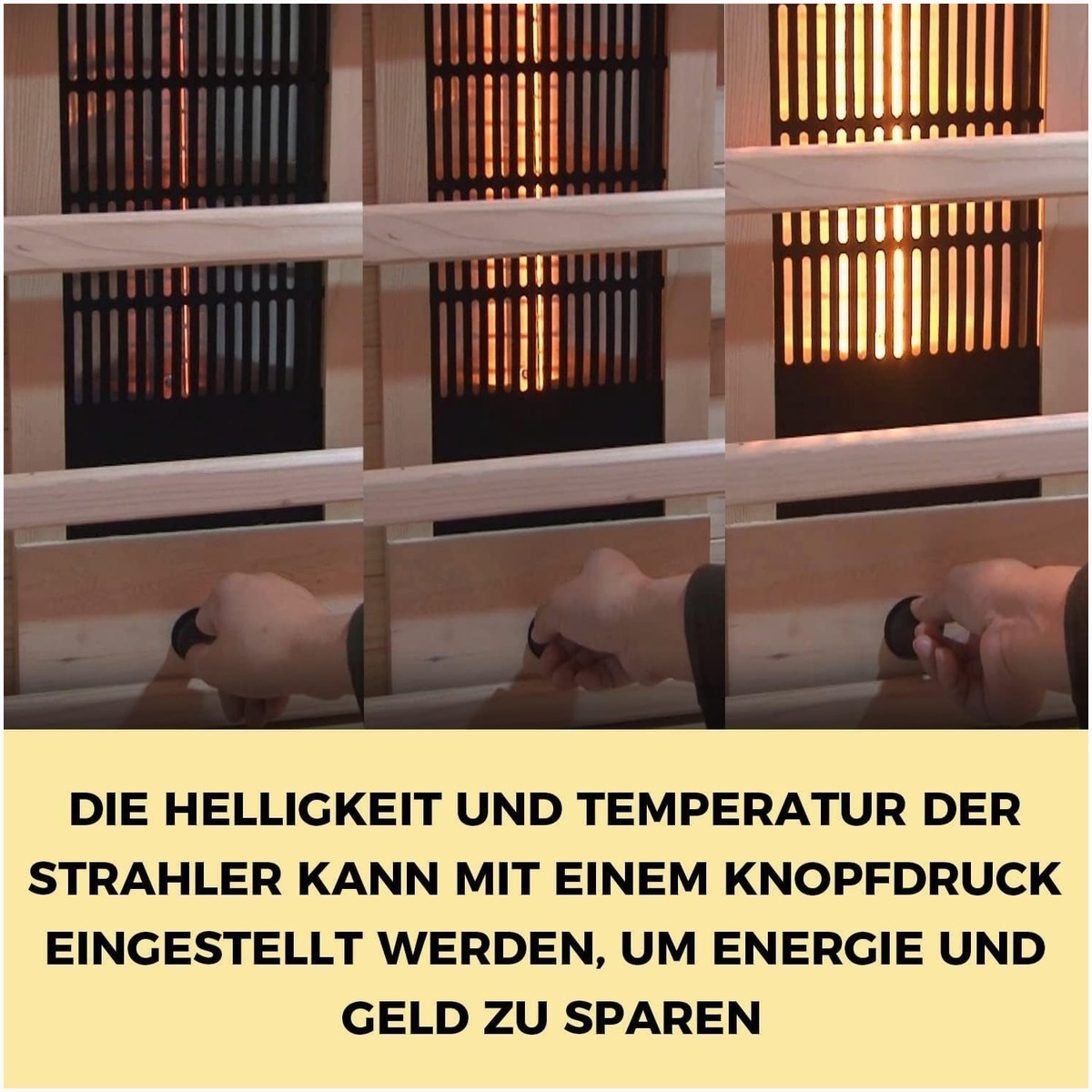 Elbe Elbe Infrarotkabine LAPPLAND – Innenansicht
