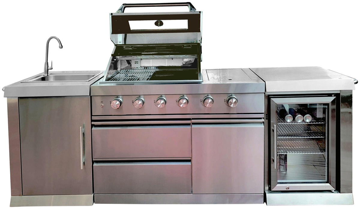 buschbeck-bbq-smoker-44282916-detailansicht Buschbeck Buschbeck Gartenküche »Oxford« inklusive Gas-Grill – Detailansicht