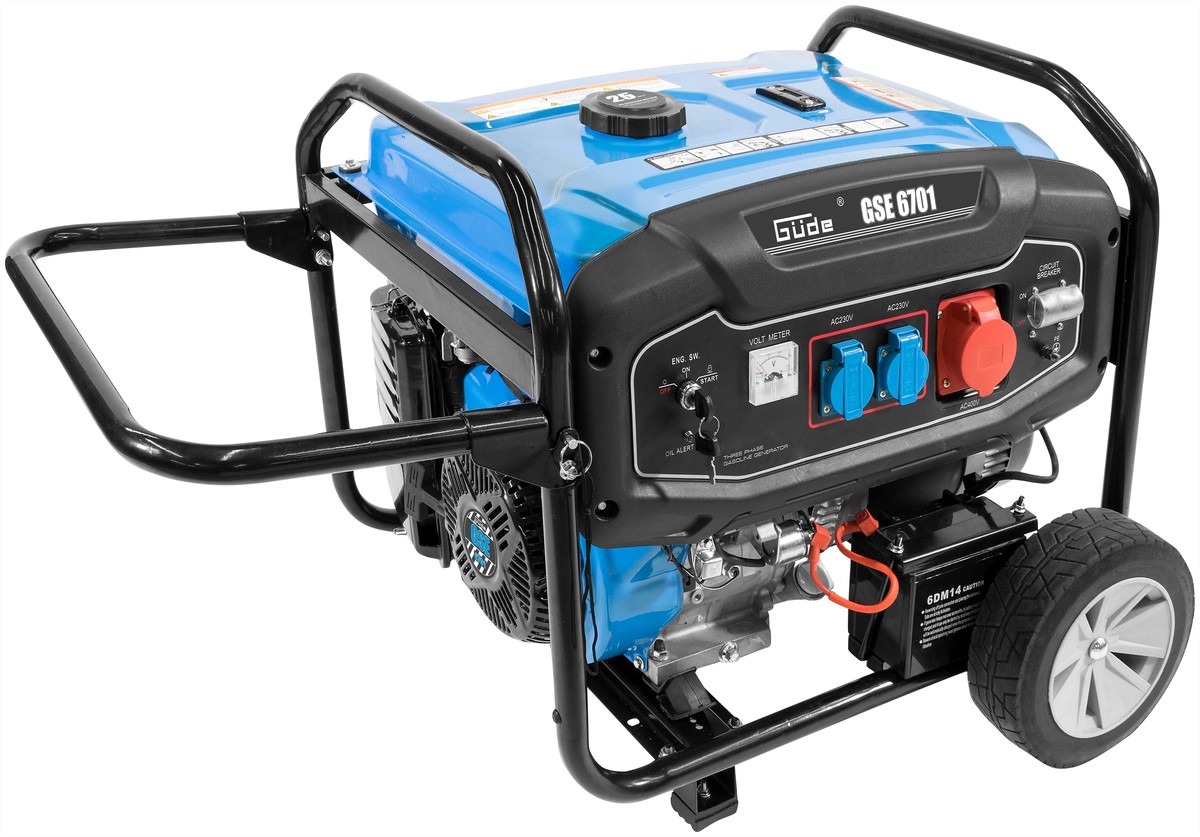 Güde Güde Stromgenerator – Seitenansicht