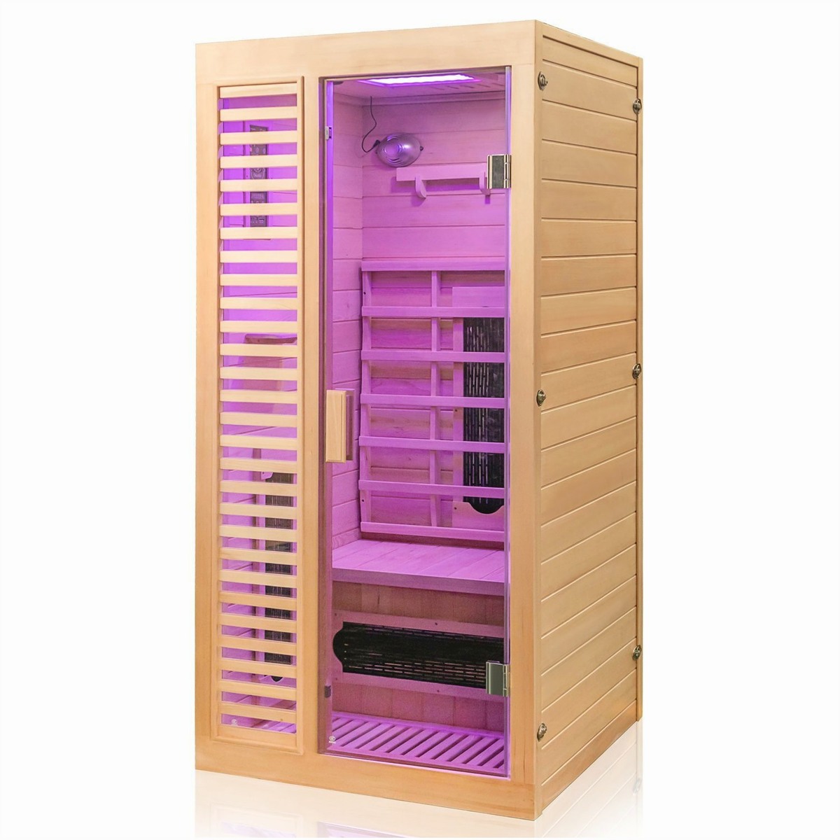 dewello-infrarotkabine-50365183-detailansicht Dewello Dewello Infrarotkabine HAMLIN 90 - Entspannung und – Detailansicht