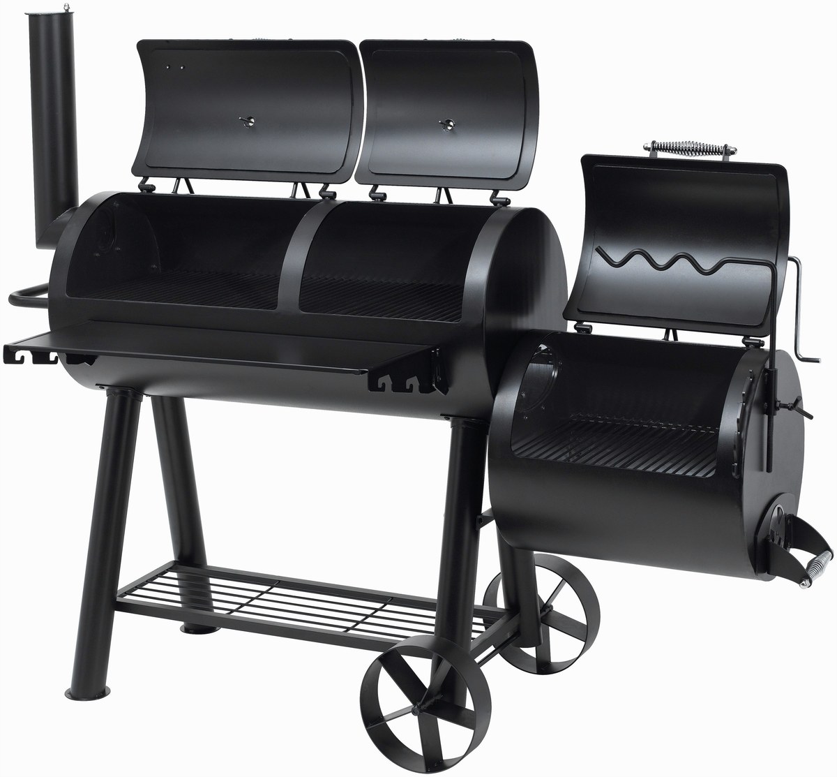 tepro-bbq-smoker-57201603-detailansicht Tepro Tepro Indianapolis Smoker Grill, Maße: 184x88x153 – Detailansicht