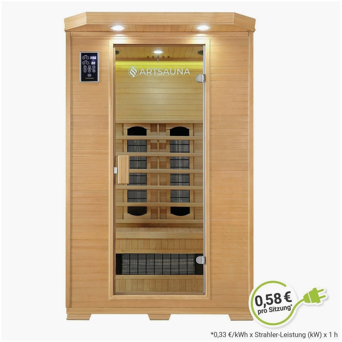 Artsauna Wellness-Oase Artsauna: Infrarotkabine für 2 Perso – Außenansicht