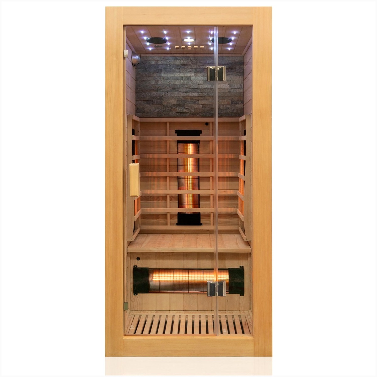 dewello-infrarotsauna-60545082-seitenansicht Dewello Entdecke die Wohlfühloase der Marke Dewello - die – Innenansicht