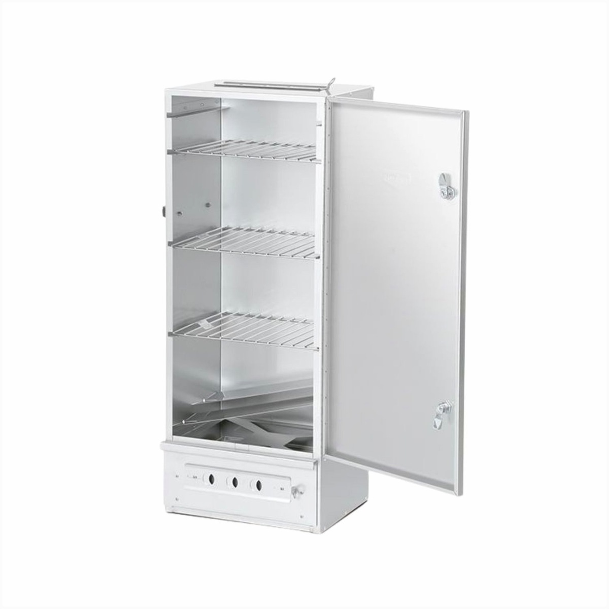 thueros-smoker-63000200-seitenansicht Thüros Thüros Räucherschrank aus Edelstahl 40 x 100 x 30 – Seitenansicht