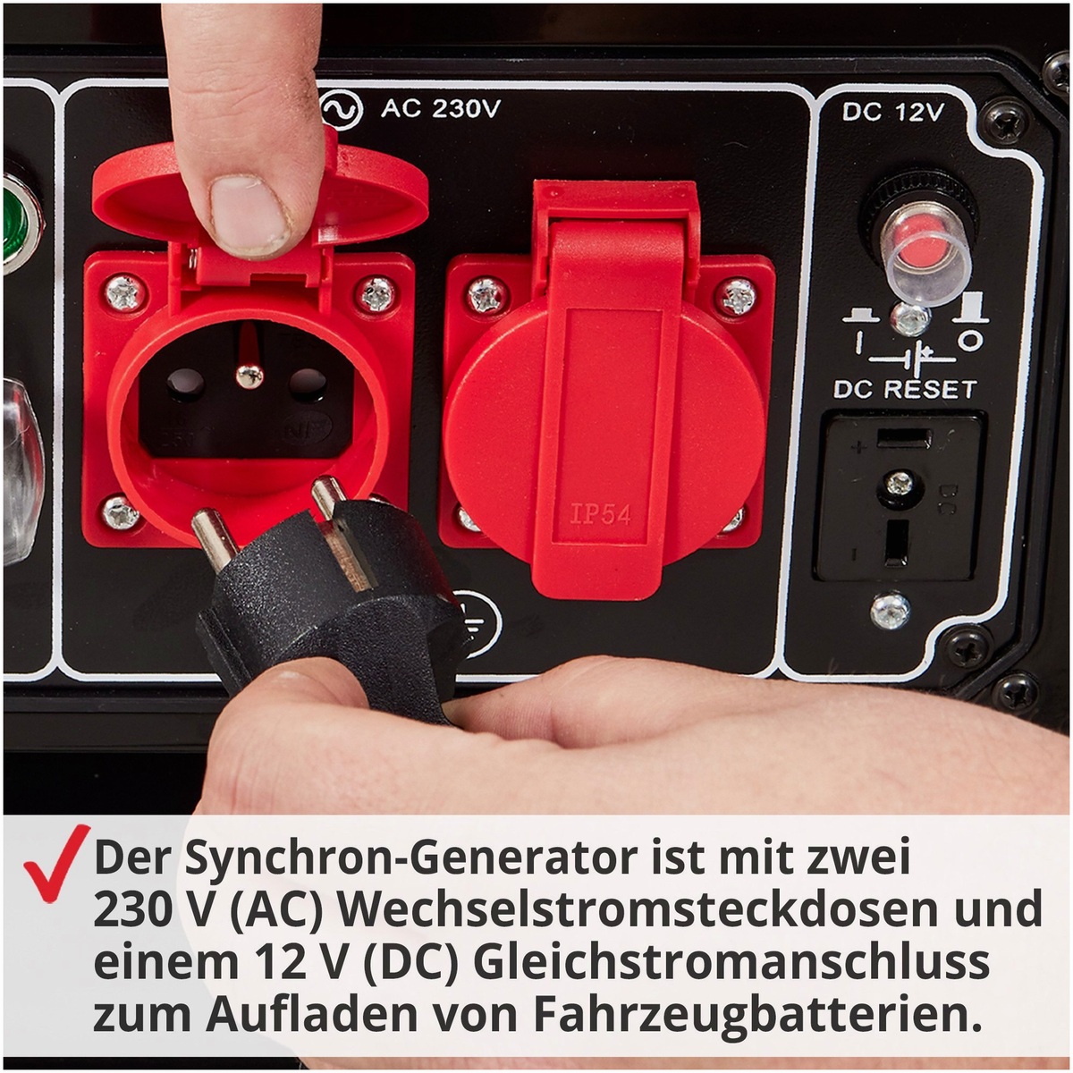 Hecht Hecht Stromerzeuger – Detailansicht