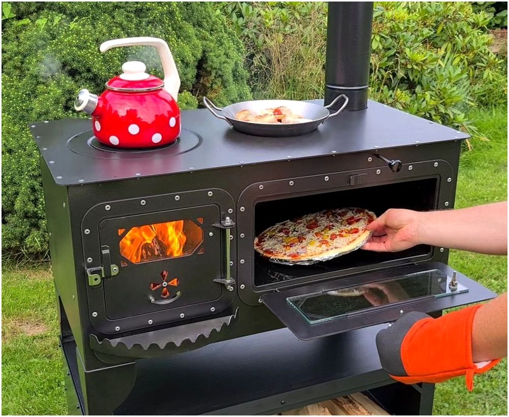 ECOfoxx ECOfoxx Outdoor-Küchenofen ELISE-XL mit Backfach - – Produktbild