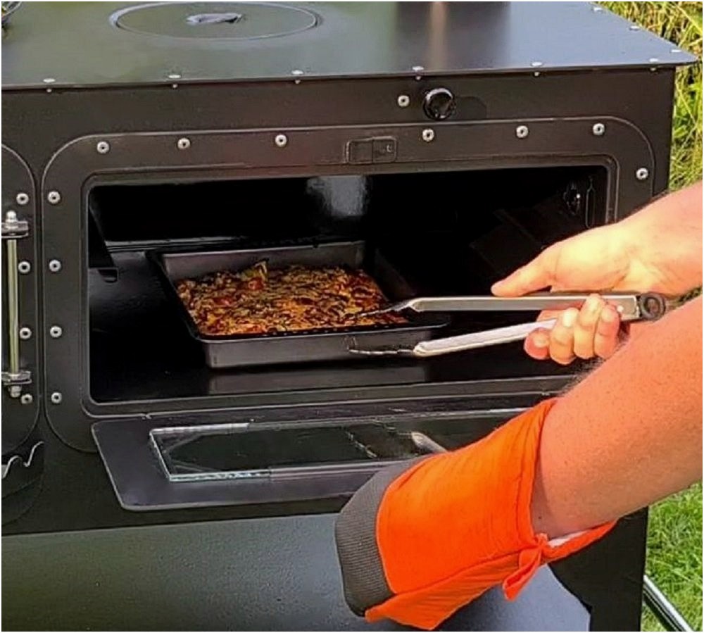 ECOfoxx ECOfoxx Outdoor-Küchenofen ELISE-XL mit Backfach - – Detailansicht