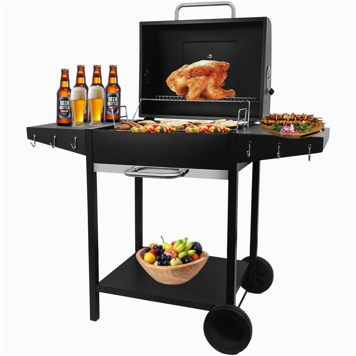 SunJas SunJas Holzkohlegrill CA-6146 XXL Grillwagen mit T – Produktbild