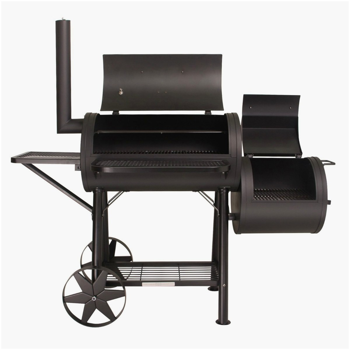 TAINO TAINO Smoker YUMA, Profi-Räucherofen mit 3,5 mm Wa – Seitenansicht