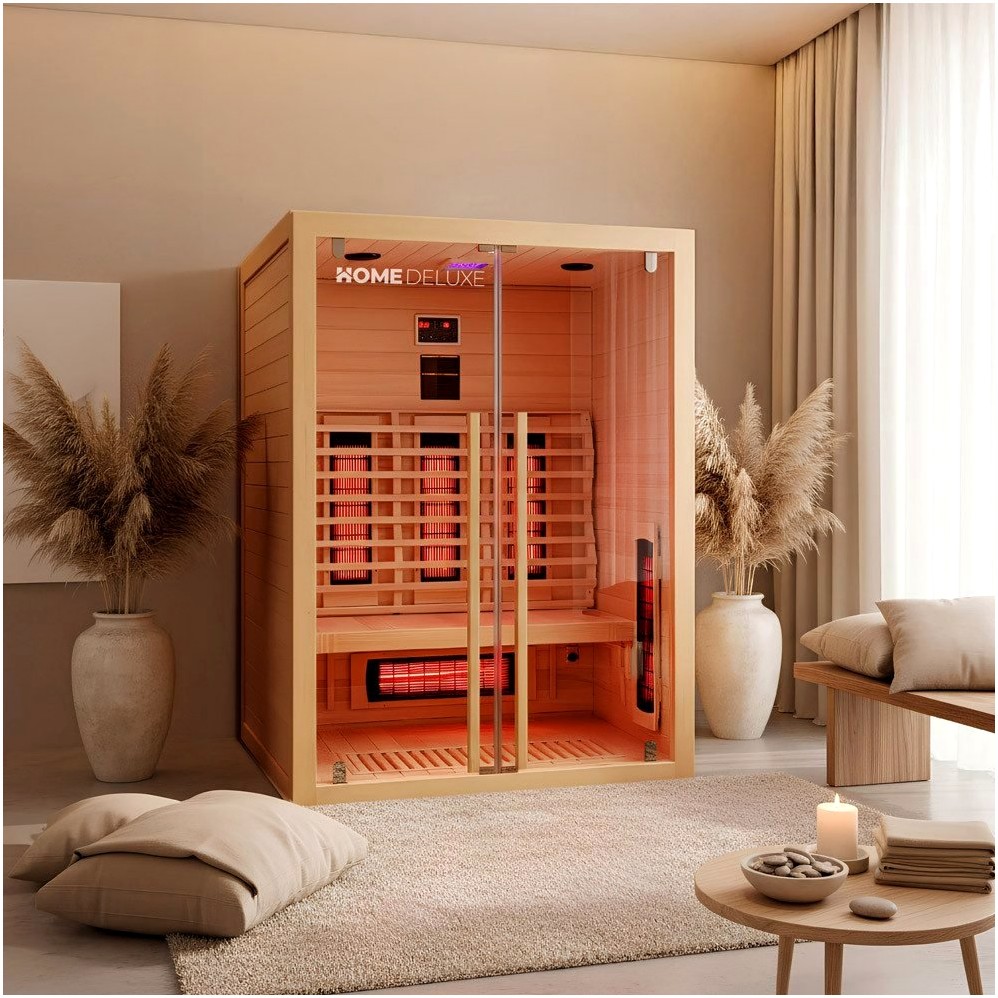 HOME DELUXE HOME DELUXE Infrarotkabine SONORA - M: Ganzheitlic – Innenansicht