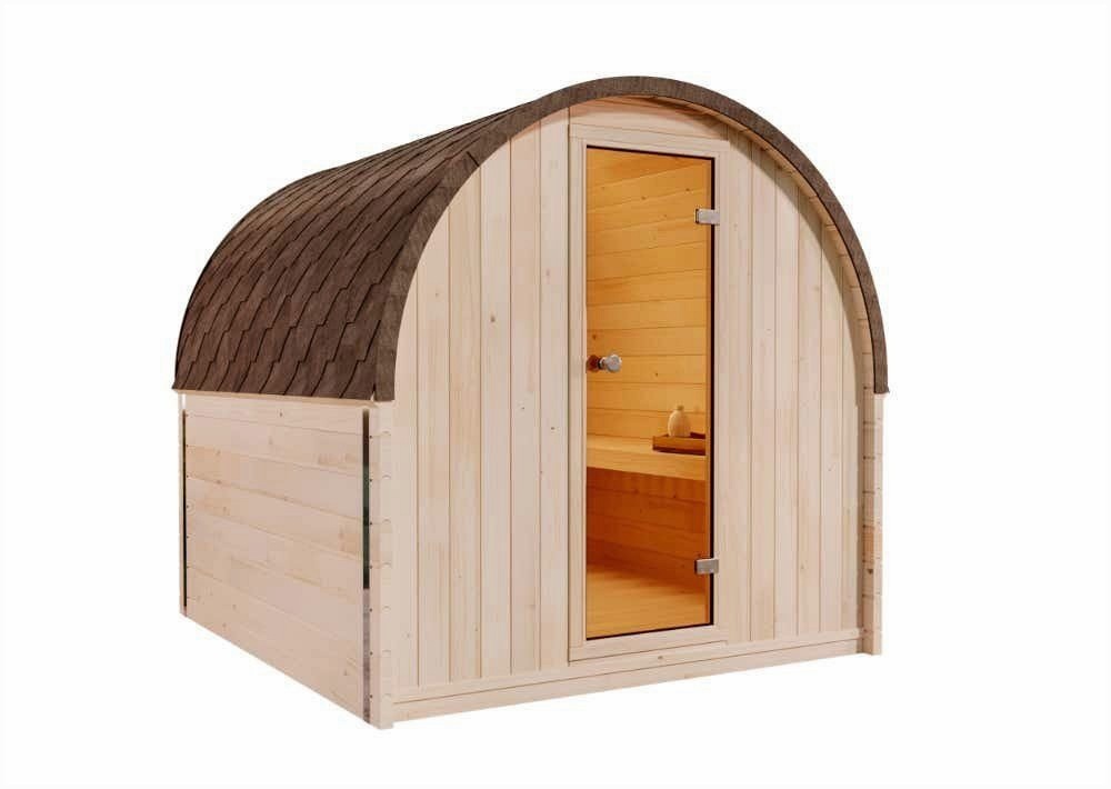 FinnTherm FinnTherm ScandiPod Comfort Gartensauna: Tradition – Außenansicht