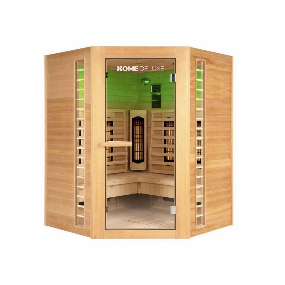 HOME DELUXE HOME DELUXE Infrarotkabine REDSUN DELUXE XXL - Lux – Außenansicht