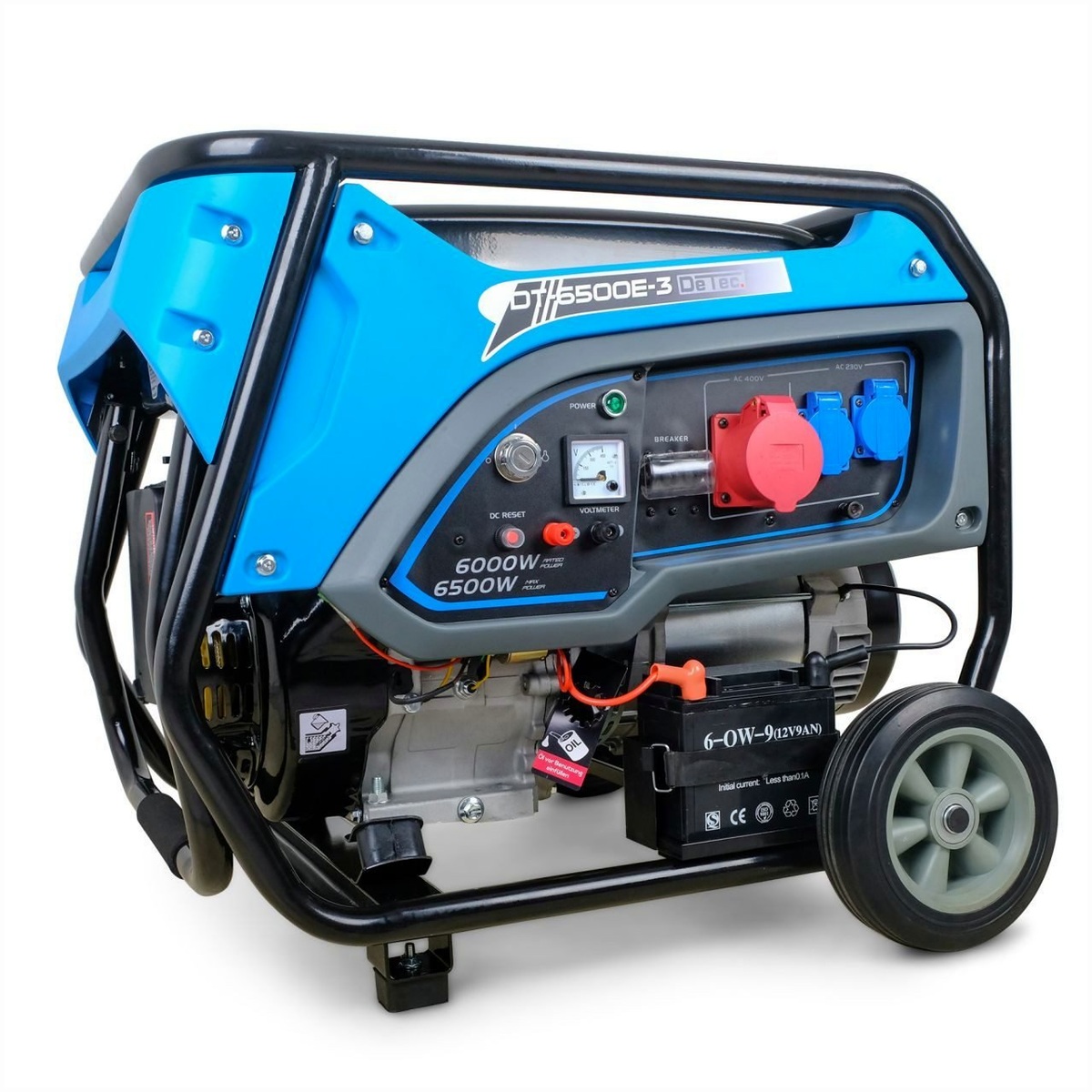 DeTec. DeTec. 3-Phasen Notstromgenerator – Seitenansicht