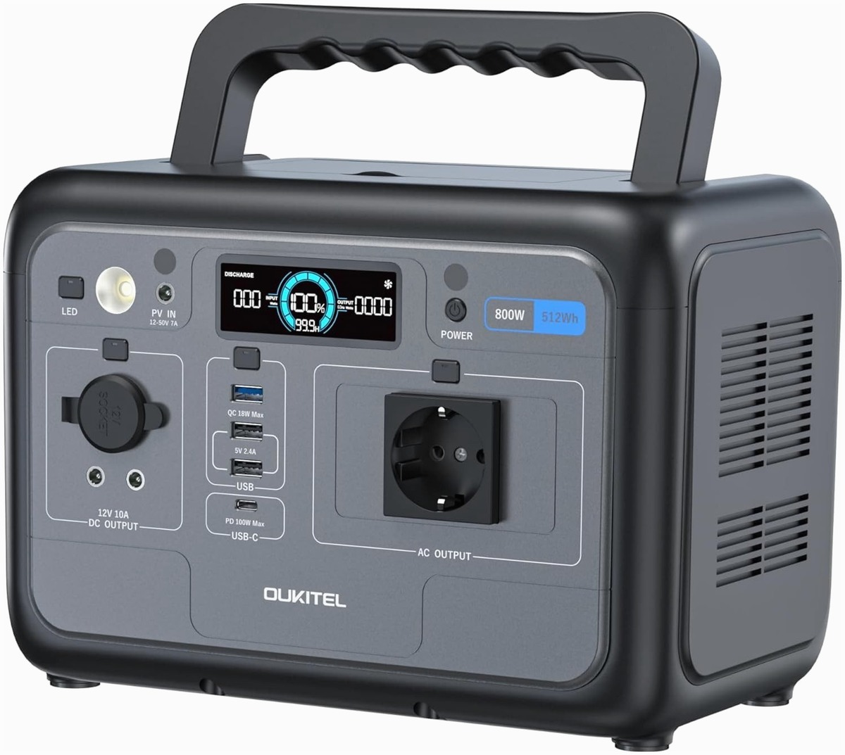 OUKITEL Tragbarer Powerstation – Produktansicht