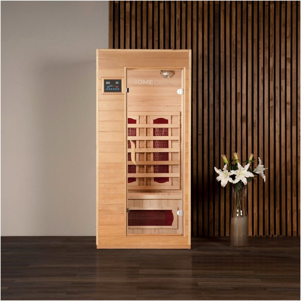 HOME DELUXE HOME DELUXE Infrarotkabine REDSUN - Premium Wellne – Innenansicht