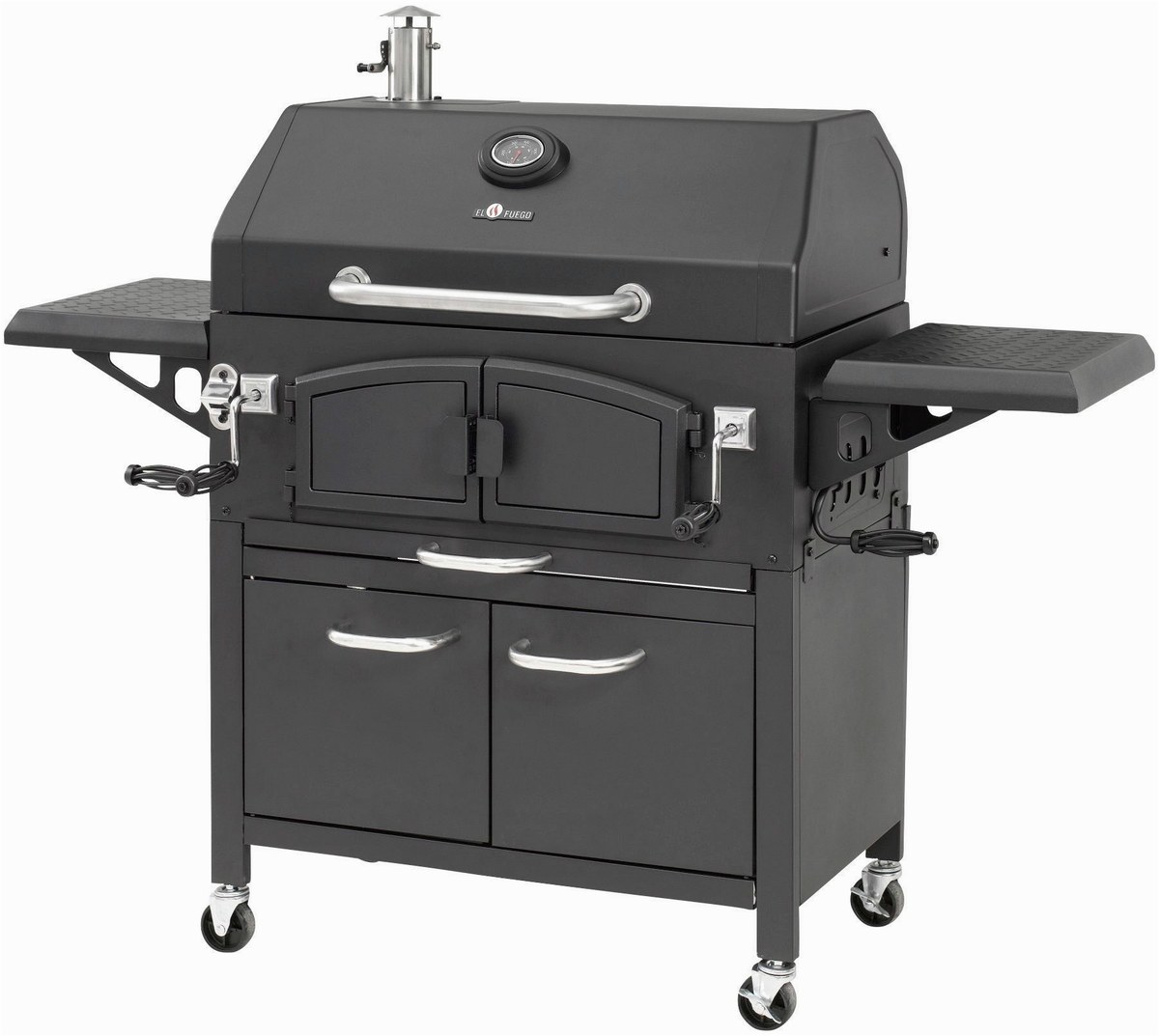 El Fuego El Fuego Smoker Grand Ontario - Premium BBQ Räuche – Seitenansicht